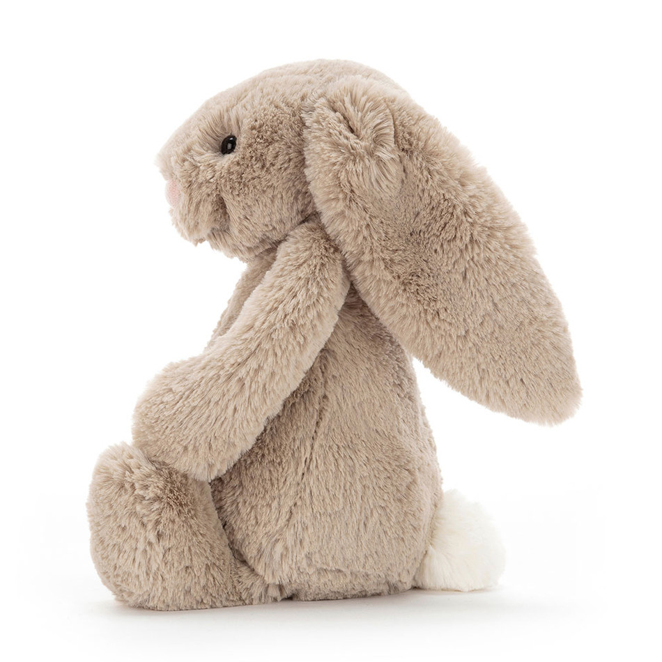 JC Ultra Soft Bashful Beige Hase Plüschtier, 36cm, Niedliches Stofftier, Kuscheliger emotionaler Begleiter Hase, Geschenk für Kinder & Erwachsene, Wohndekoration