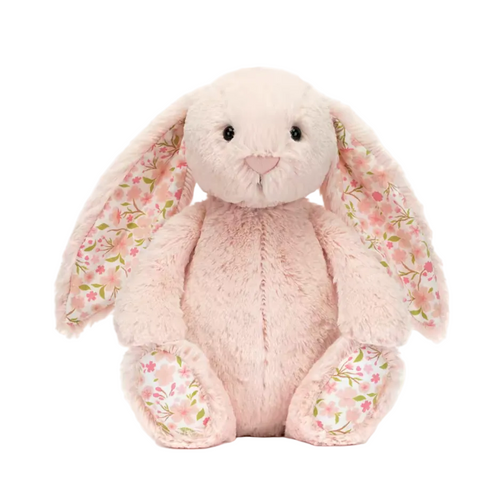 JC Bonnie Rabbit plush toy with floral ears, ultra soft kawaii stuffed doll, doubles as sofa cushion, perfect for kids birthday, home decor & gifting